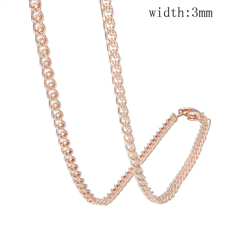 FJ 12 Sternzeichen 585 Gold Farbe Konstellation Rose Anhänger Steinbock/Zweile Twisted + 50 cm Kette Damen Herren Schmuck